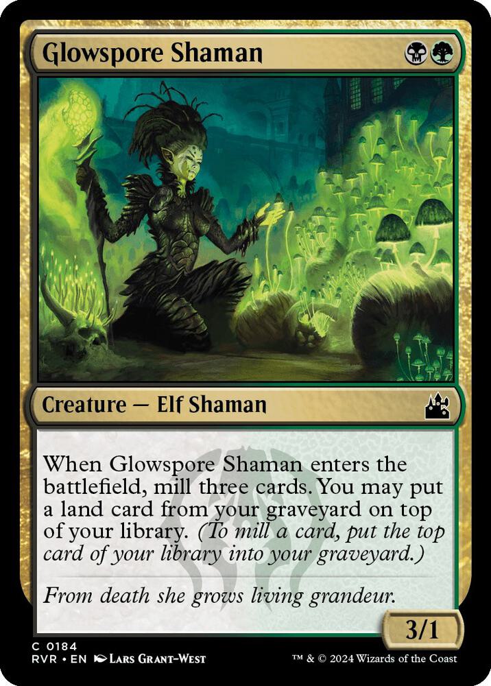 Glowspore Shaman [Ravnica Remastered - 184]