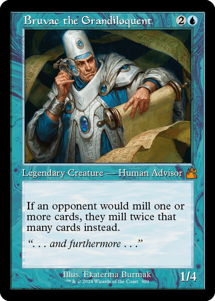 Bruvac the Grandiloquent (Retro Frame) [Ravnica Remastered - 309]