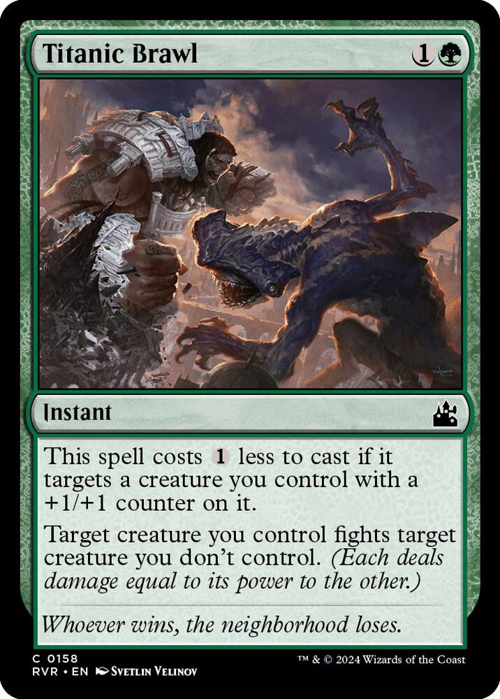 Titanic Brawl [Ravnica Remastered - 158]