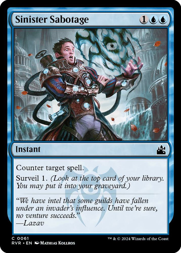 Sinister Sabotage [Ravnica Remastered - 61]