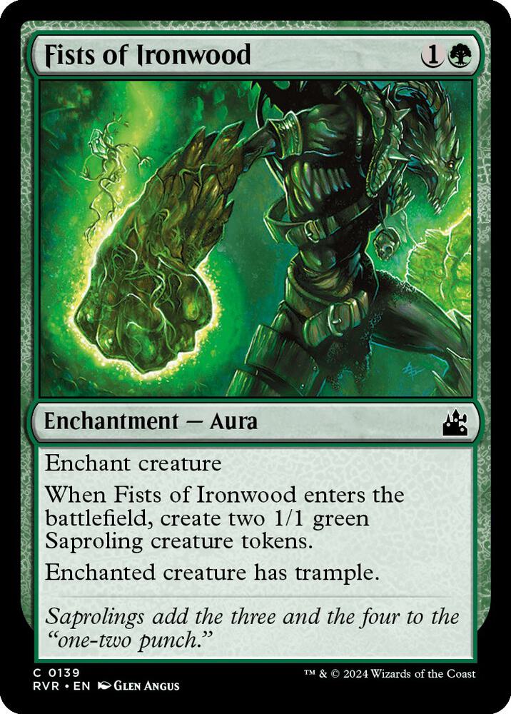 Fists of Ironwood [Ravnica Remastered - 139]