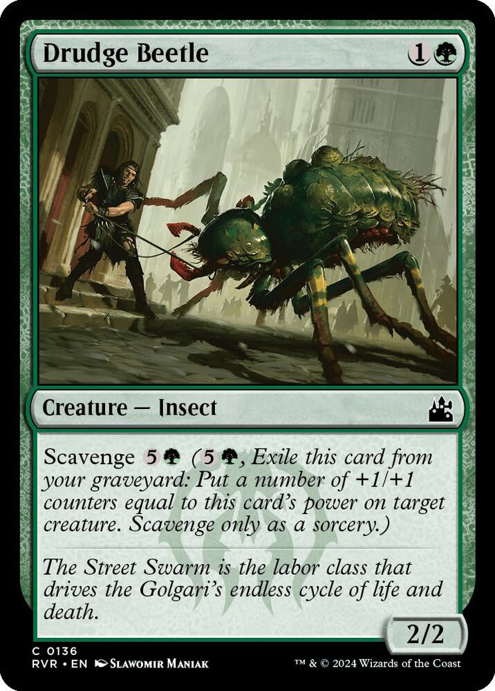 Drudge Beetle [Ravnica Remastered - 136]