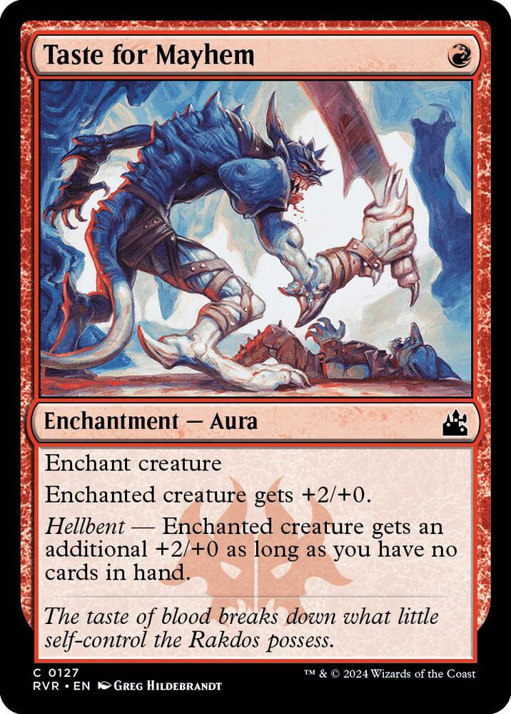 Taste for Mayhem [Ravnica Remastered - 127]