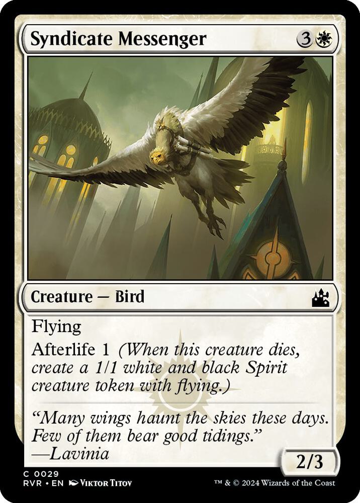 Syndicate Messenger [Ravnica Remastered - 29]