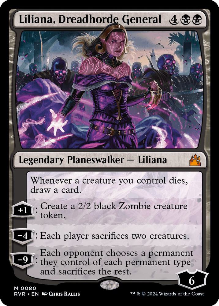 Liliana, Dreadhorde General [Ravnica Remastered - 80]