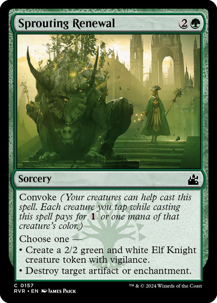 Sprouting Renewal [Ravnica Remastered - 157]