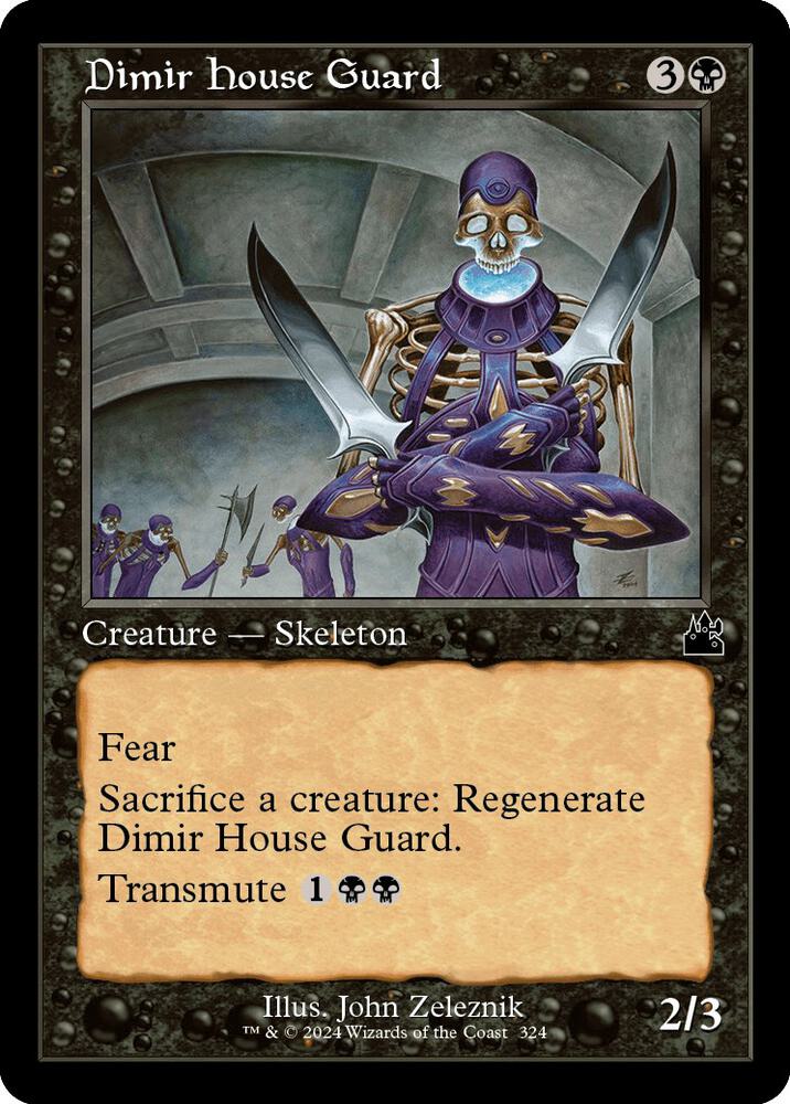 Dimir House Guard (Retro Frame) [Ravnica Remastered - 324]