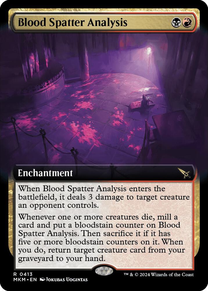 Blood Spatter Analysis (Extended Art) [Murders at Karlov Manor - 413]