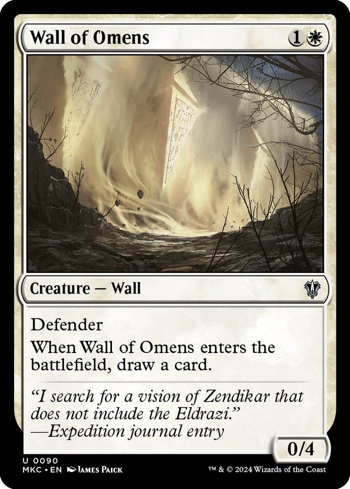 Wall of Omens [Commander: Murders at Karlov Manor - 90]