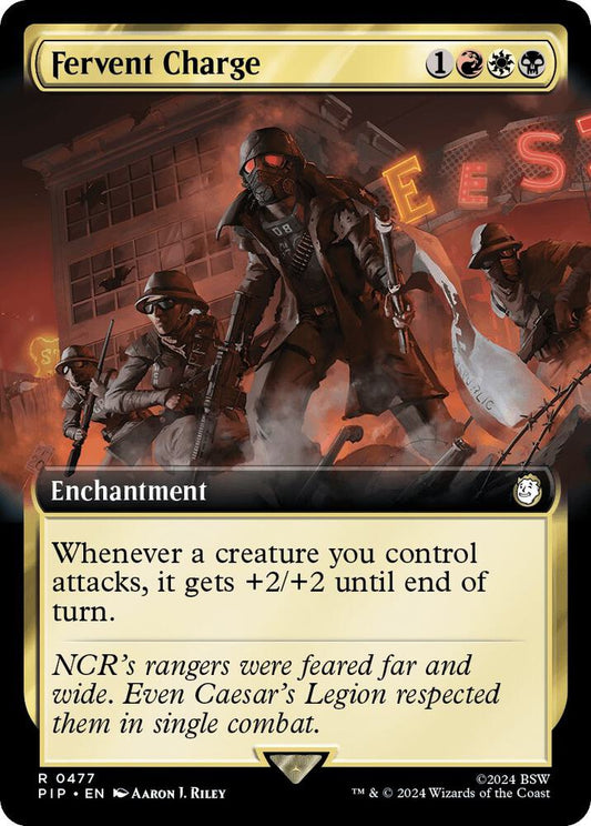 Fervent Charge (Extended Art) [Universes Beyond: Fallout - 477]