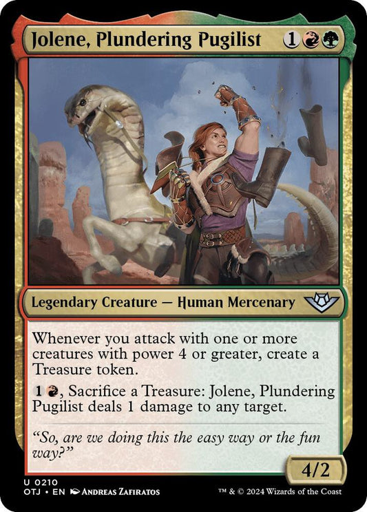 Jolene, Plundering Pugilist [Outlaws of Thunder Junction - 210]