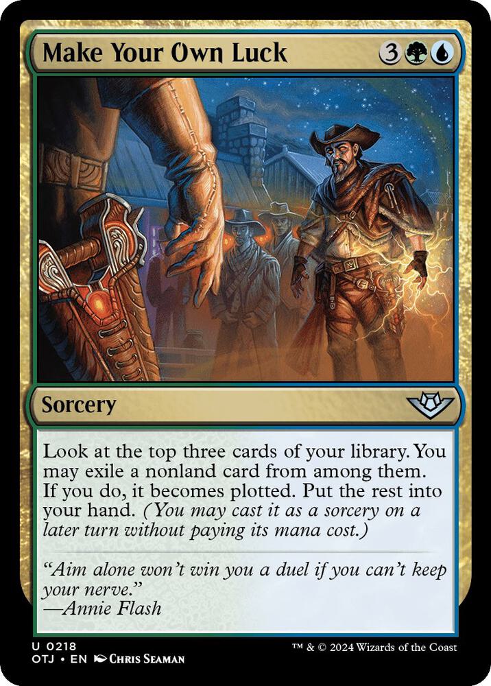 Make Your Own Luck [Outlaws of Thunder Junction - 218]