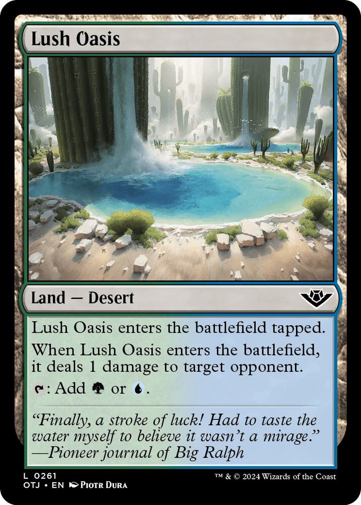 Lush Oasis [Outlaws of Thunder Junction - 261]