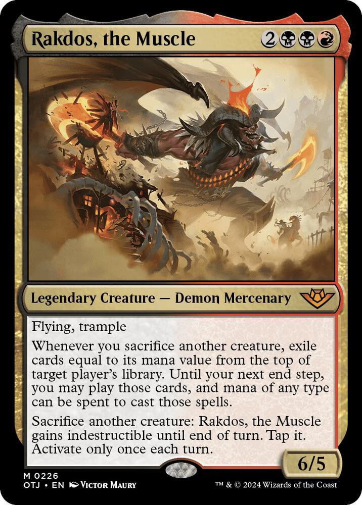 Rakdos, the Muscle [Outlaws of Thunder Junction - 226]