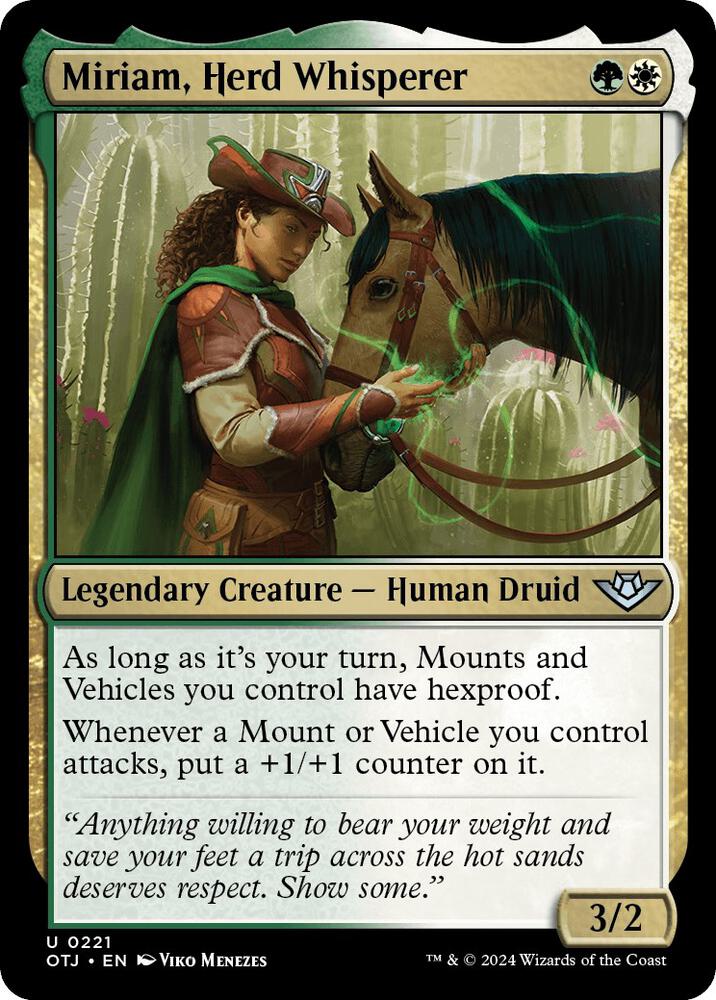 Miriam, Herd Whisperer [Outlaws of Thunder Junction - 221]
