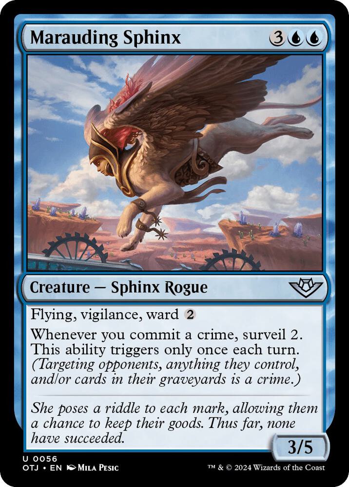 Marauding Sphinx [Outlaws of Thunder Junction - 56]