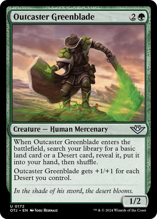 Outcaster Greenblade [Outlaws of Thunder Junction - 172]
