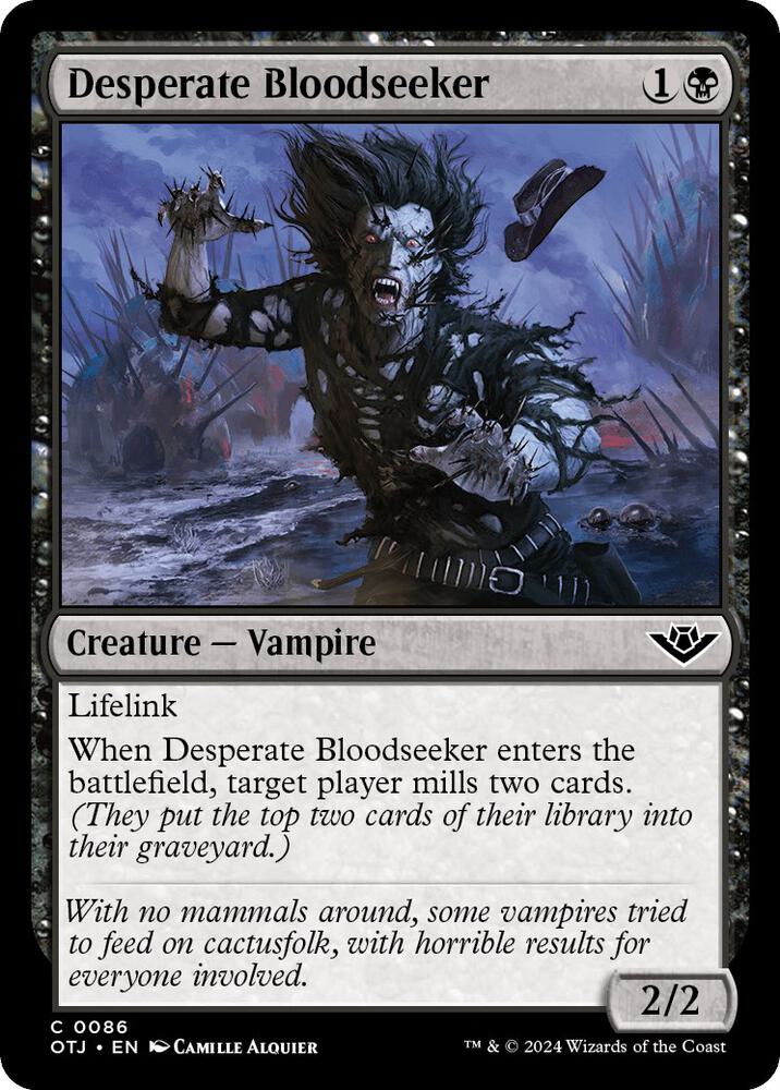 Desperate Bloodseeker [Outlaws of Thunder Junction - 86]