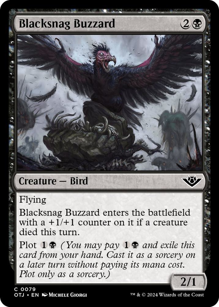Blacksnag Buzzard [Outlaws of Thunder Junction - 79]