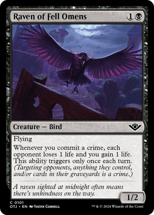 Raven of Fell Omens [Outlaws of Thunder Junction - 101]