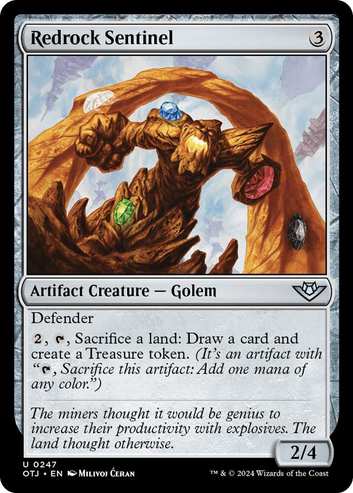 Redrock Sentinel [Outlaws of Thunder Junction - 247]