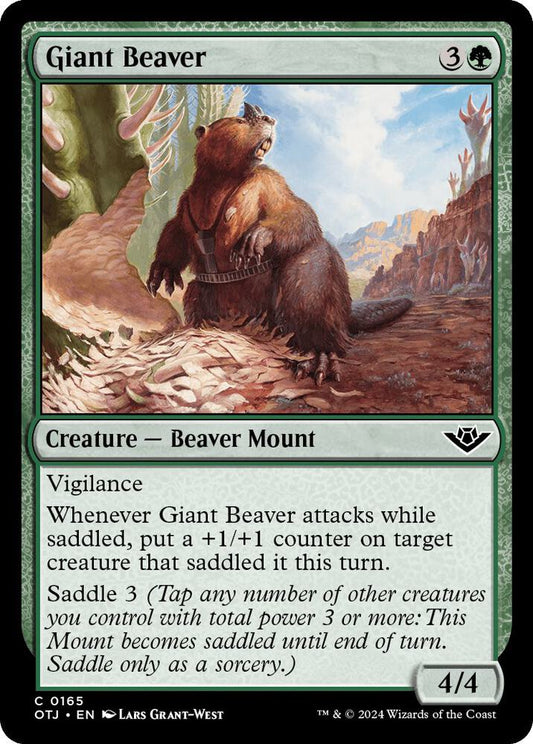 Giant Beaver [Outlaws of Thunder Junction - 165]