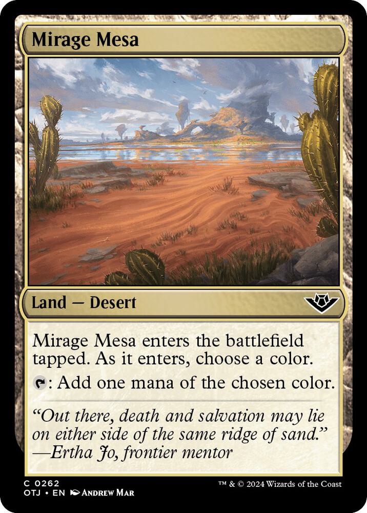 Mirage Mesa [Outlaws of Thunder Junction - 262]