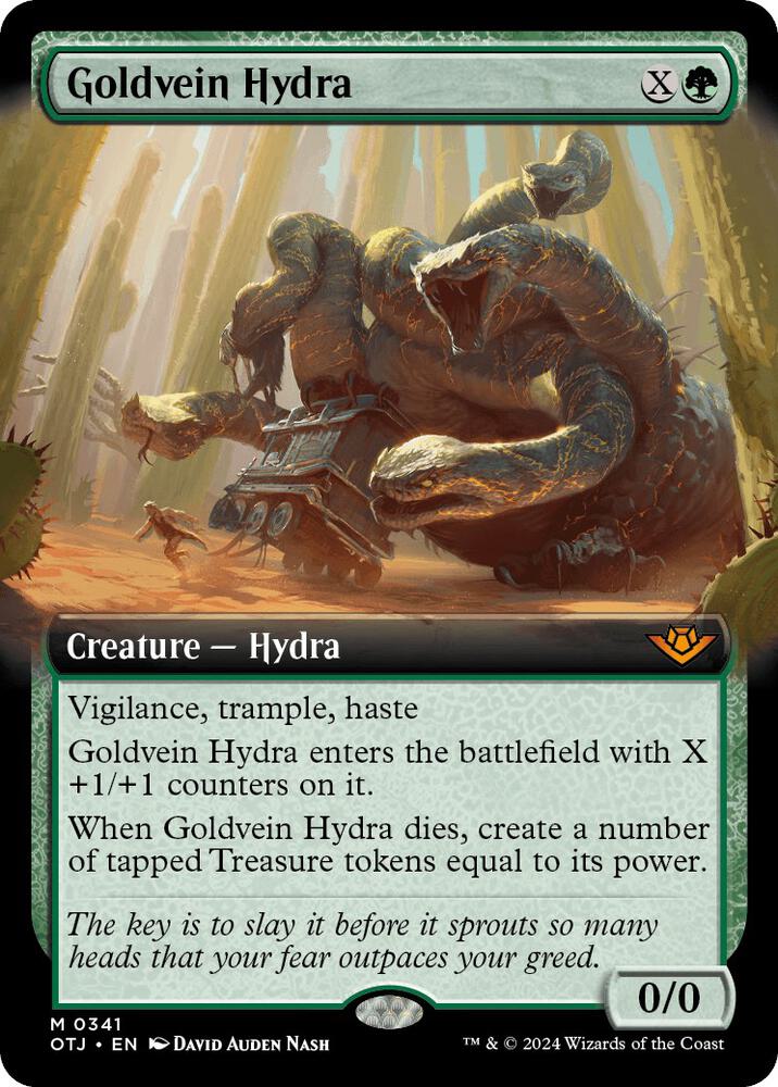 Goldvein Hydra (Extended Art) [Outlaws of Thunder Junction - 341]