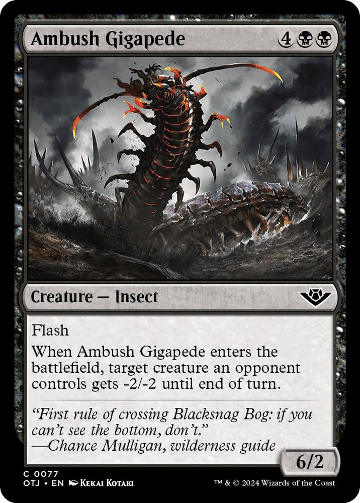 Ambush Gigapede [Outlaws of Thunder Junction - 77]
