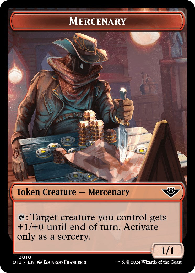 Mercenary // Plot Double-Sided Token