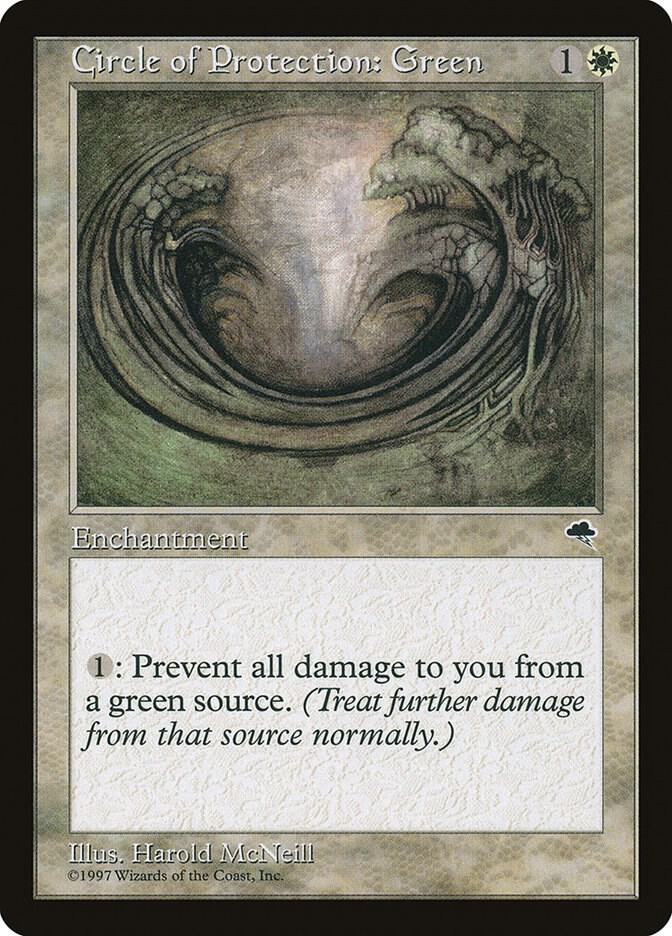 Circle of Protection: Green [Tempest - 10]