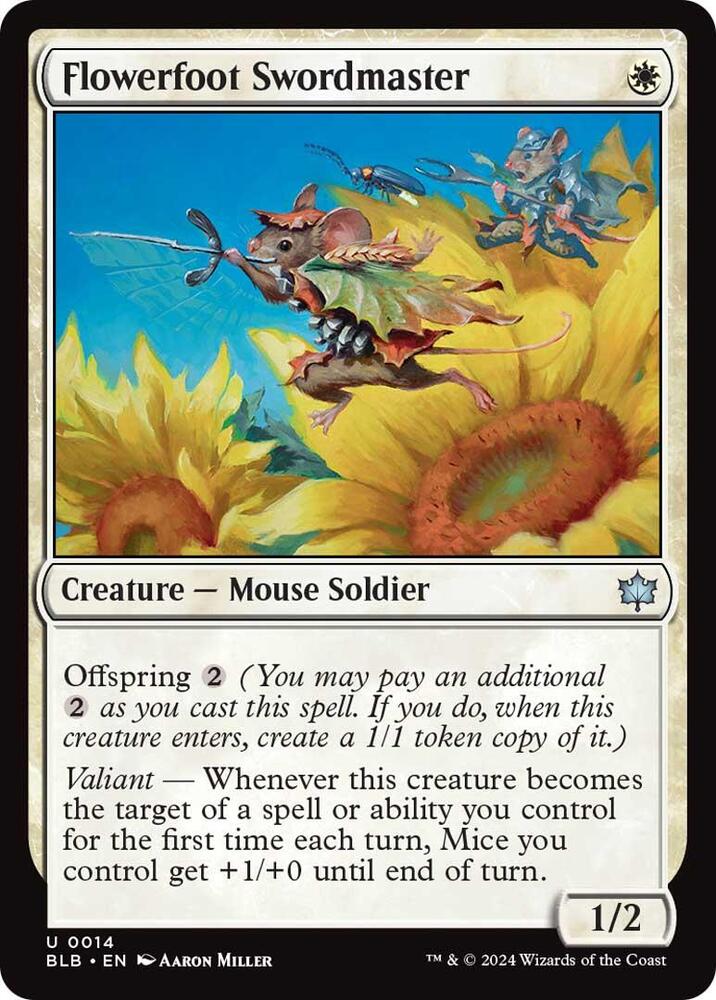 Flowerfoot Swordmaster [Bloomburrow - 14]