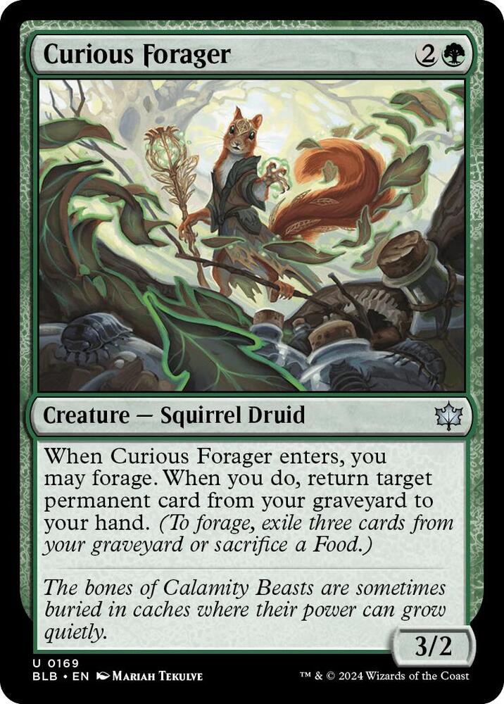 Curious Forager [Bloomburrow - 169]