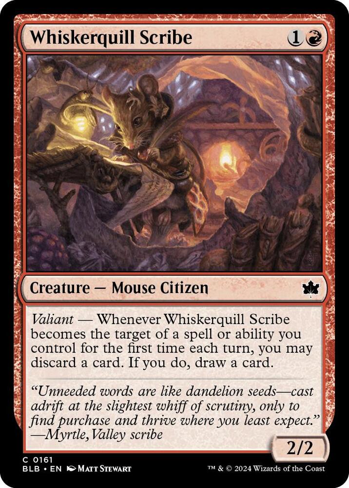 Whiskerquill Scribe [Bloomburrow - 161]