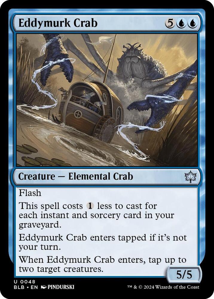 Eddymurk Crab [Bloomburrow - 48]