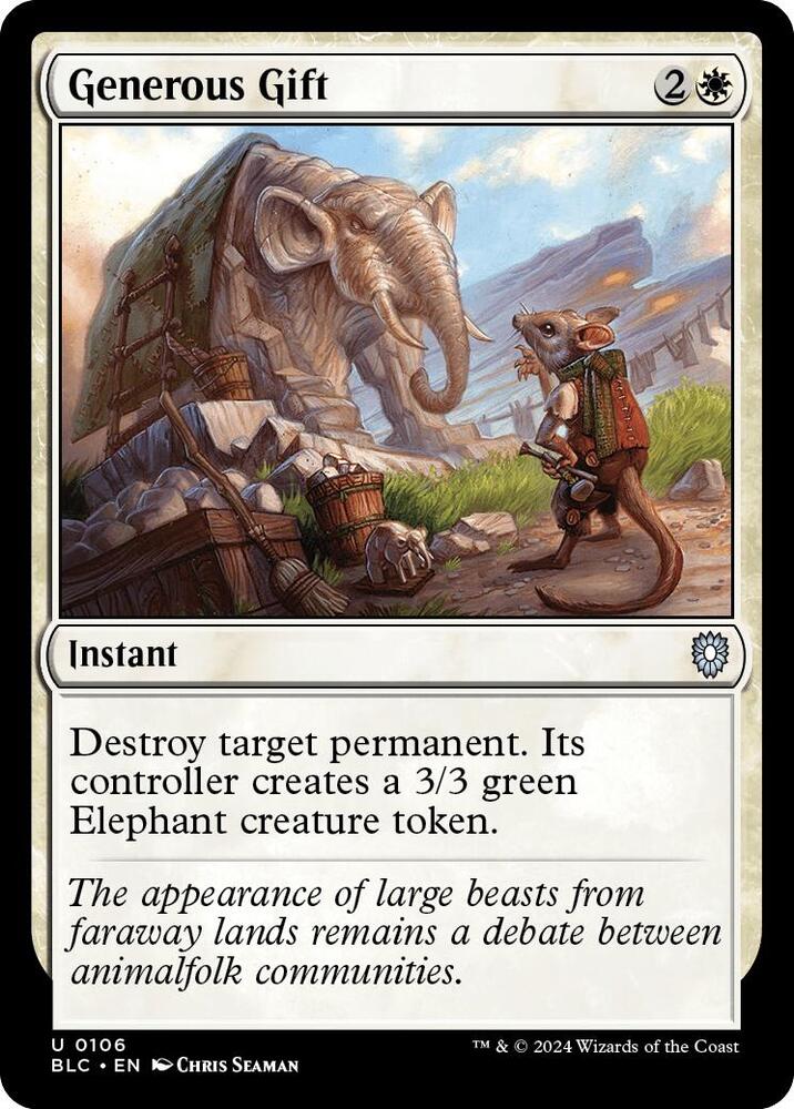 Generous Gift [Commander: Bloomburrow - 106]