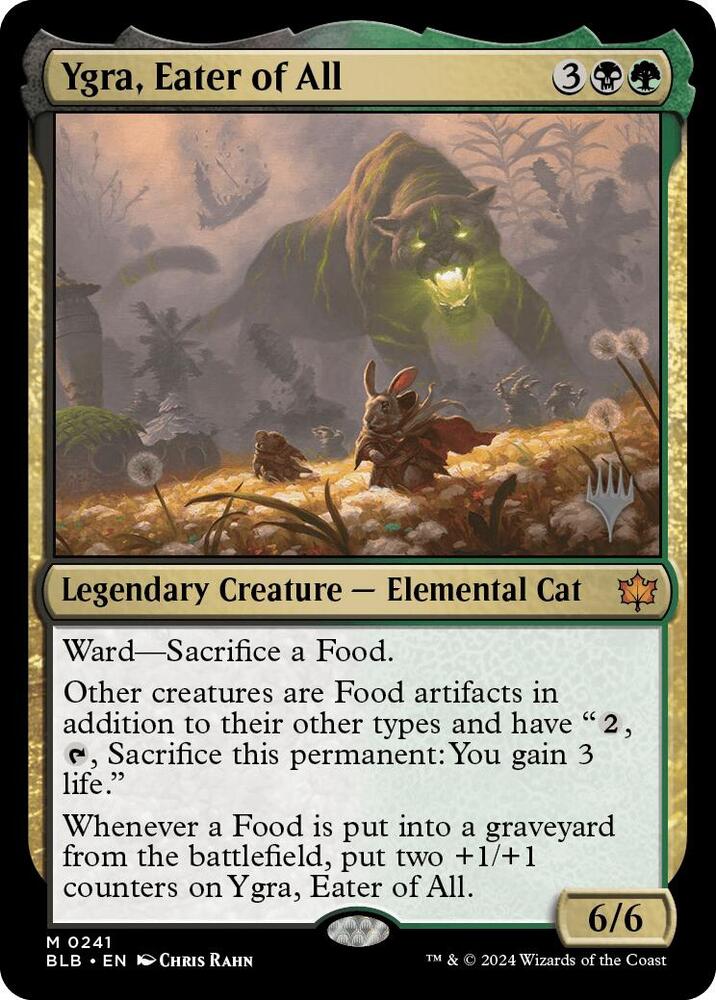 Ygra, Eater of All [Promo Pack: Bloomburrow - 241]