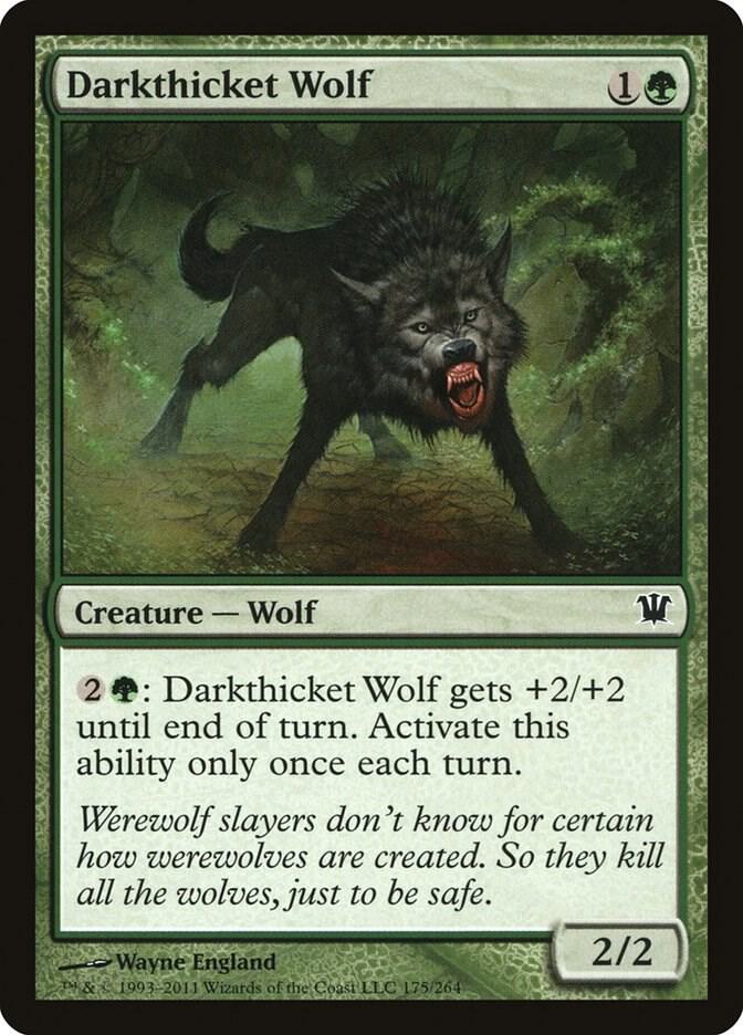 Darkthicket Wolf [Innistrad - 175]