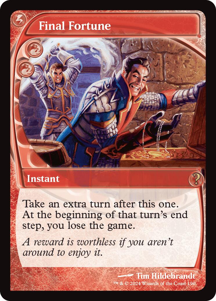 Final Fortune (Future Sight)