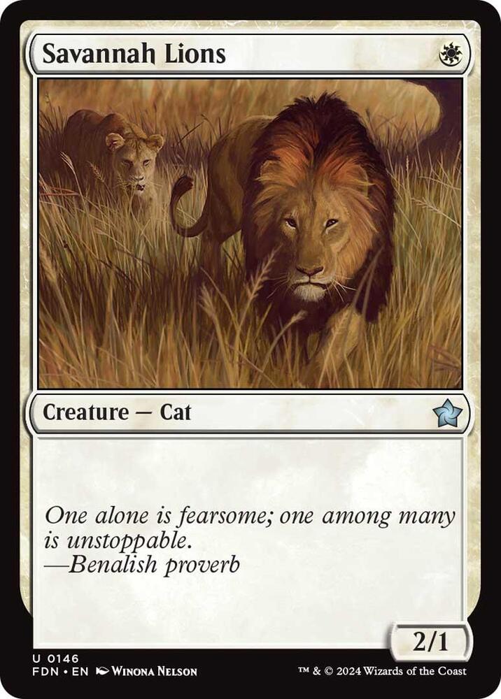 Savannah Lions [Foundations - 146]