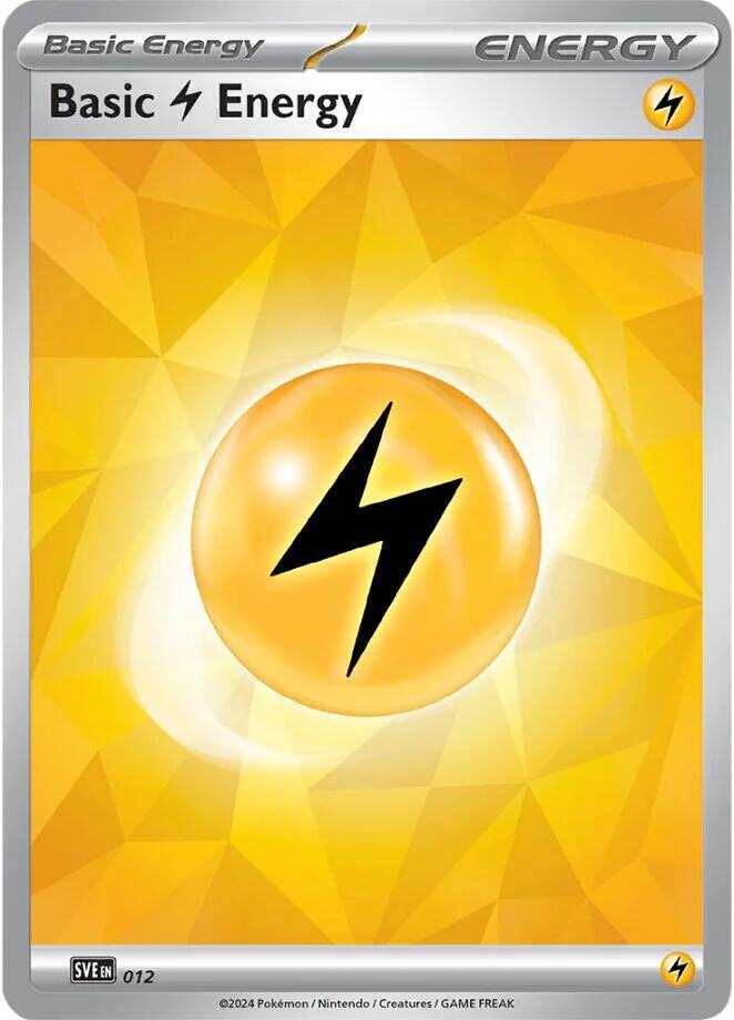 Basic Lightning Energy - 012 [SVE: Scarlet & Violet Energies - 012]