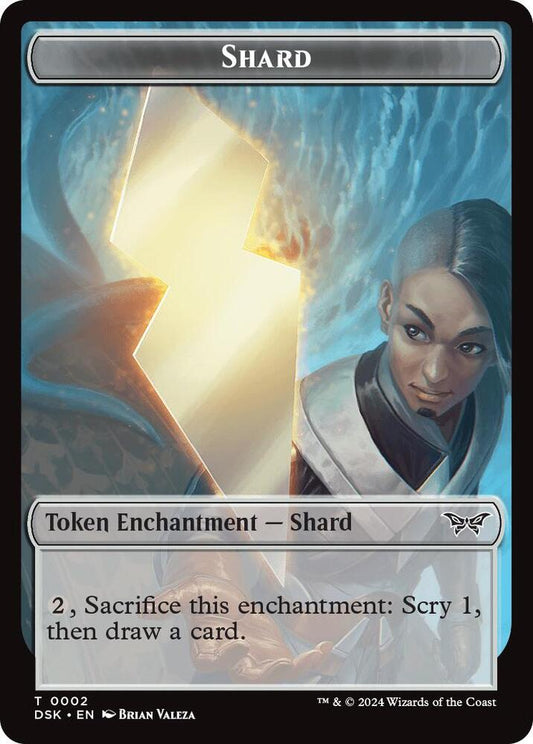 Shard // Manifest Double-Sided Token [Duskmourn: House of Horror - 2 // 18]