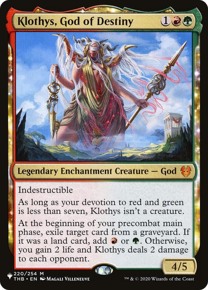 Klothys, God of Destiny [The List Reprints - 220/254]