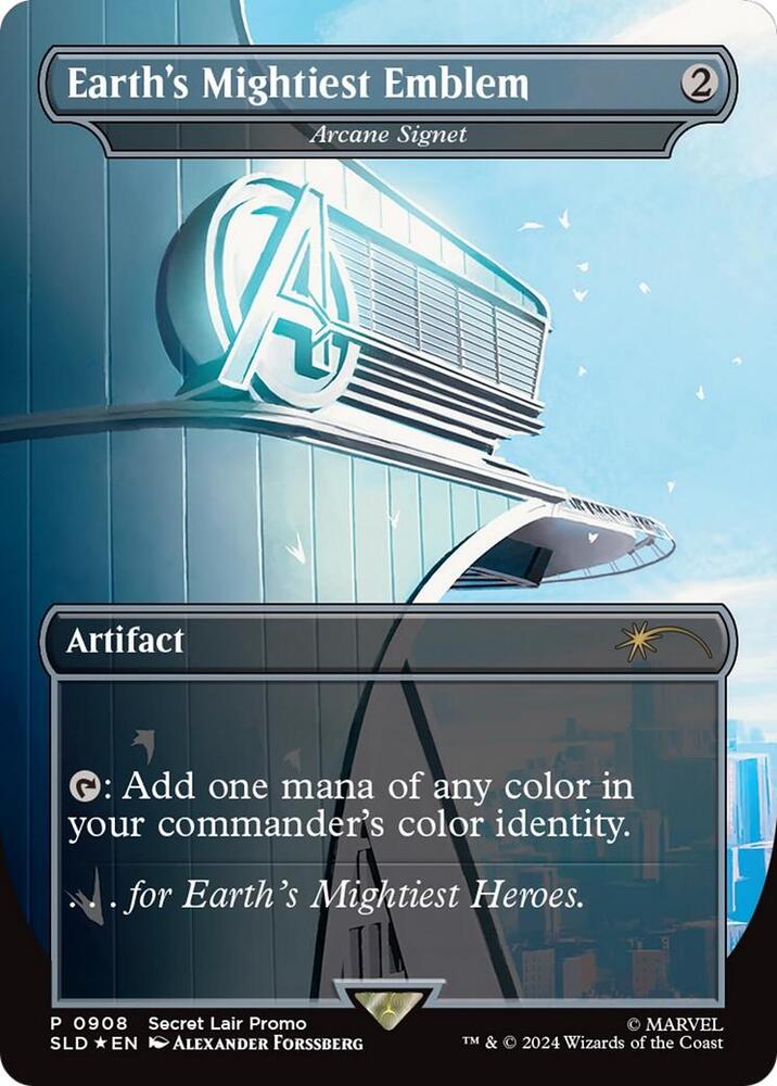 Earth's Mightiest Emblem - Arcane Signet (Rainbow Foil) [Secret Lair Drop Series - 908]