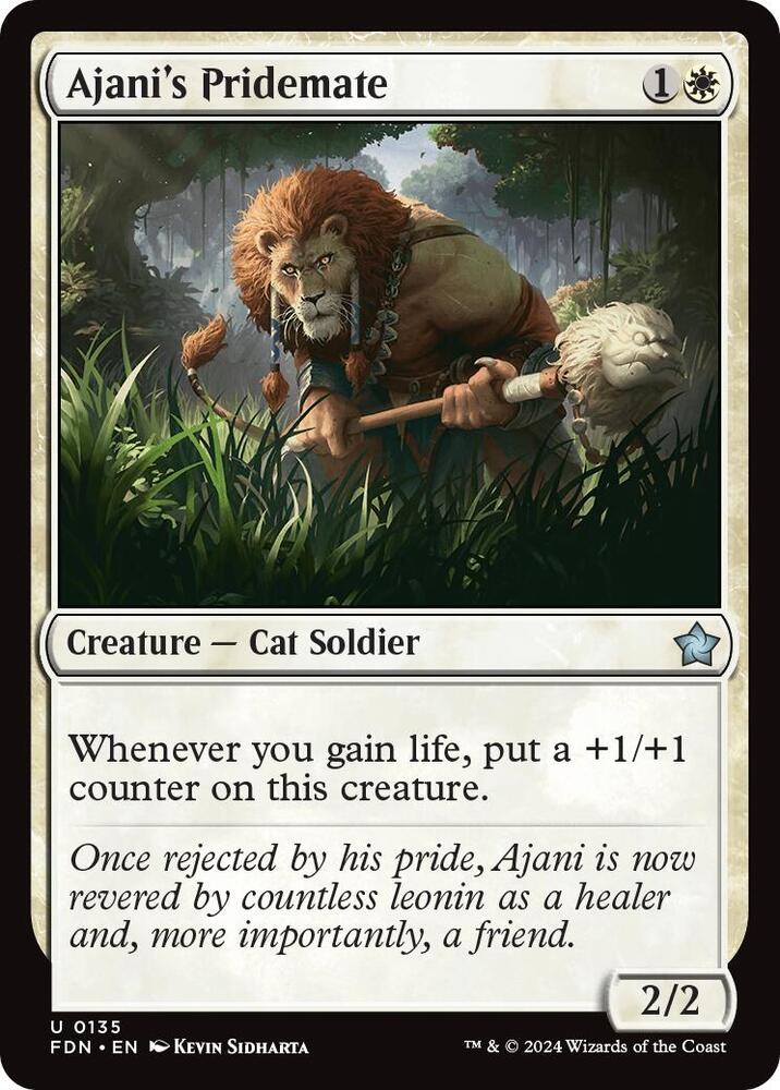 Ajani's Pridemate [Foundations - 135]