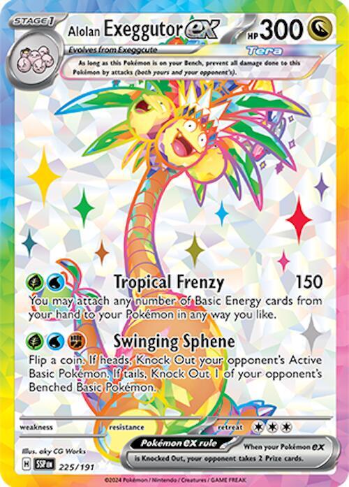 Alolan Exeggutor ex - 225/191 [SV08: Surging Sparks - 225/191]