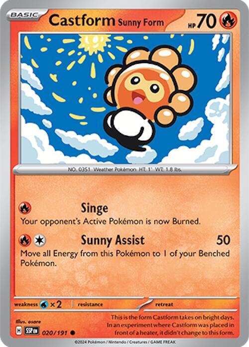 Castform Sunny Form - 020/191 [SV08: Surging Sparks - 020/191]