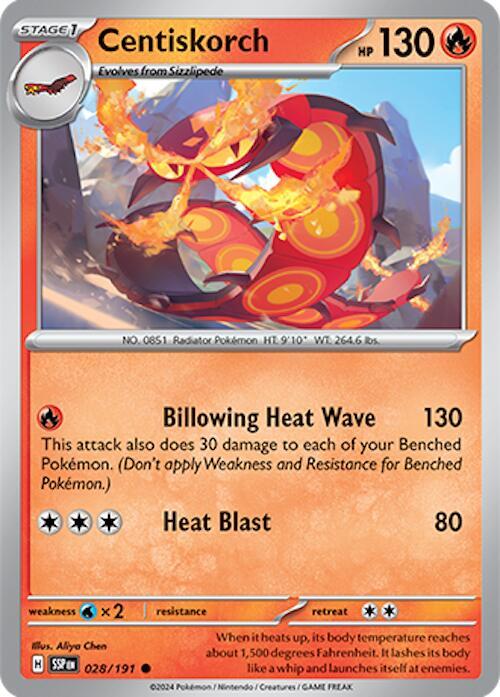 Centiskorch [SV08: Surging Sparks - 028/191]