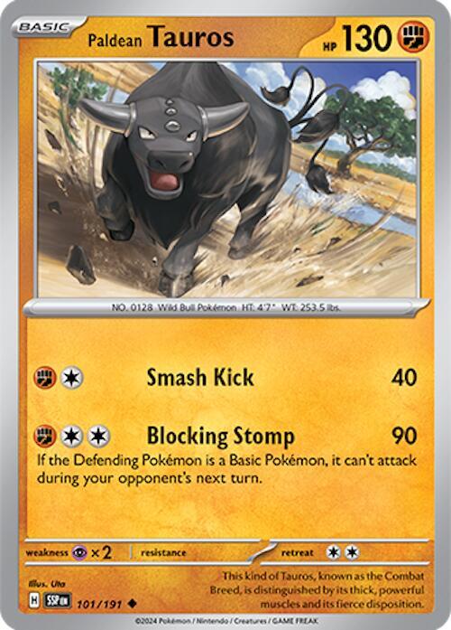 Paldean Tauros - 101/191 [SV08: Surging Sparks - 101/191]