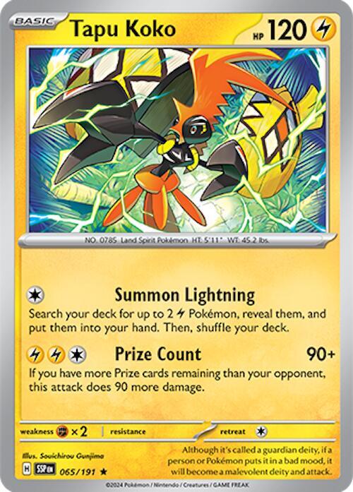Tapu Koko [SV08: Surging Sparks - 065/191]